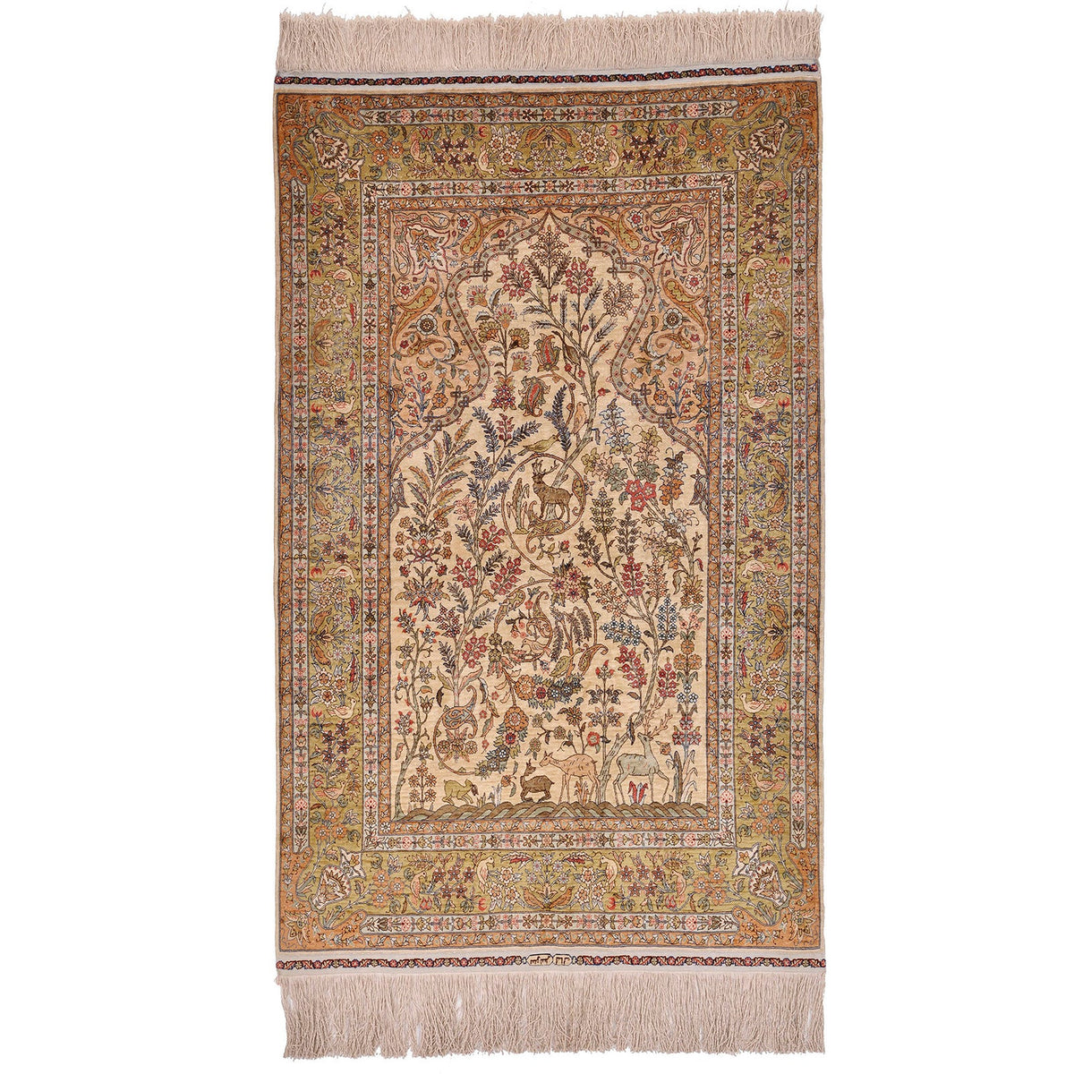 Hereke silke (Semi Antik)  160x101 cm