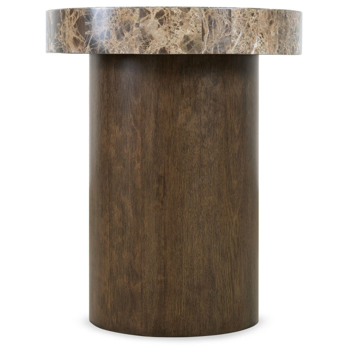Hooker Furniture Fusion pyöreä sivupöytä, tumma kivi – Hooker Furnishings