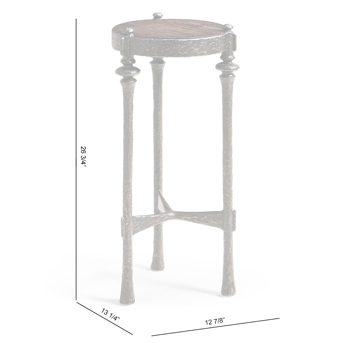 Caldera Round Side Table - Jonathan Charles