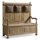 Sagehill Hall Bench in Leather - Jonathan Charles