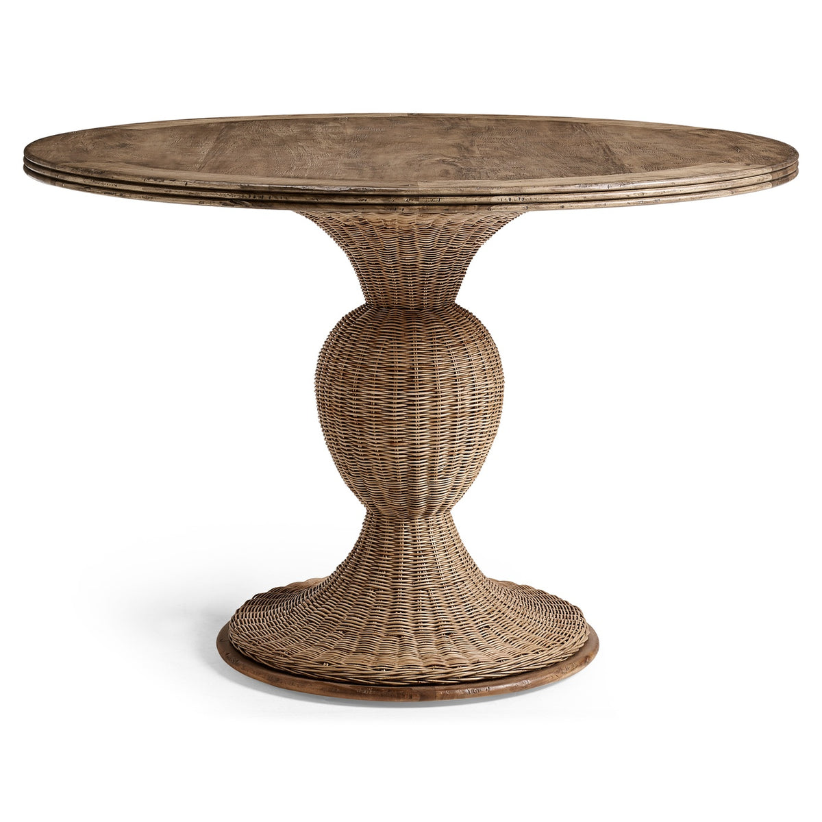 Palm Court Rattan Round Dining Table - Jonathan Charles
