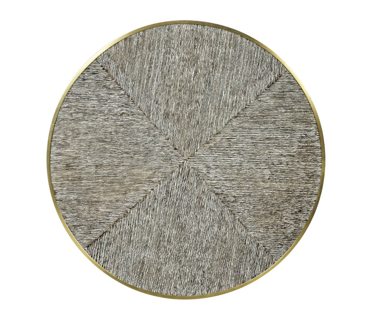 Geometric Round Lamp Table