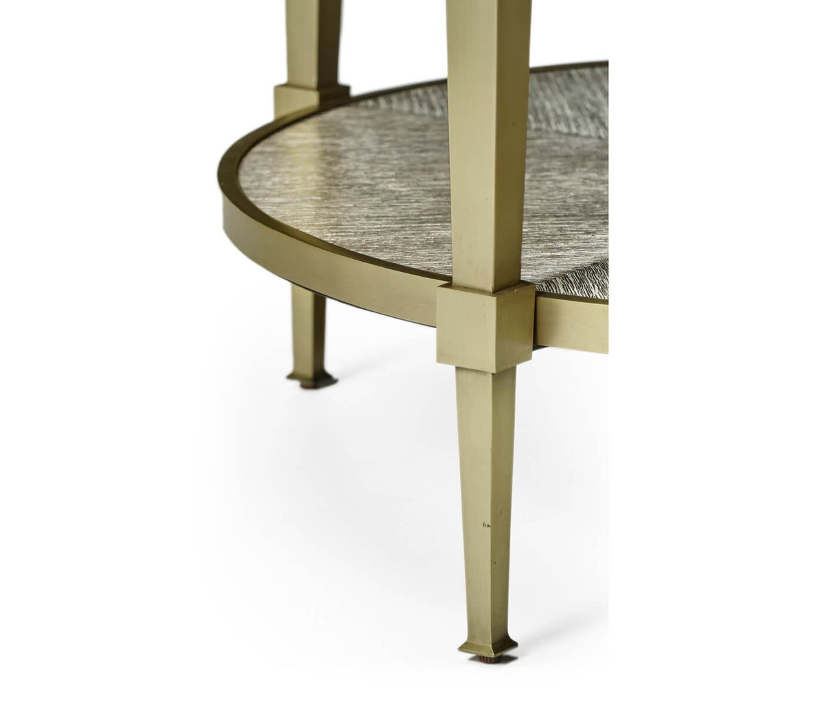 Geometric Round Lamp Table