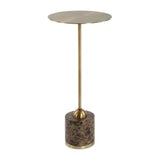 Verlin Brass Drink Table