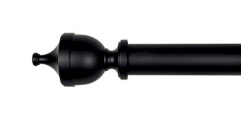 Castel Vaasvormige eindknop Ø50mm (paar) — Castel Houlès — Mattsvart
