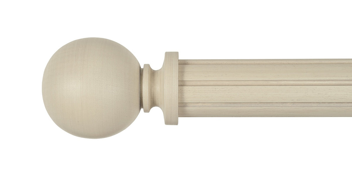 Castel Boule eindknop Ø50mm (paar) — Castel Houlès — Elfenben