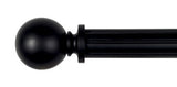 Castel Boule eindknop Ø50mm (paar) — Castel Houlès — Mattsvart