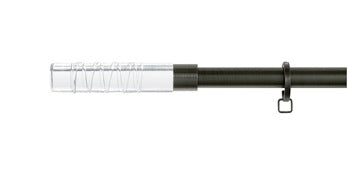 City Spring Endknöpfe Ø14mm (Paar) — Matt gebürstetes Schwarz