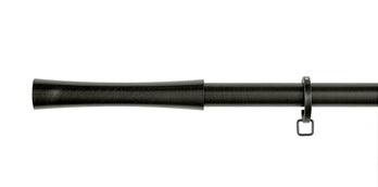 City Oliver eindknoppen Ø14mm (paar) — Mat geborsteld zwart