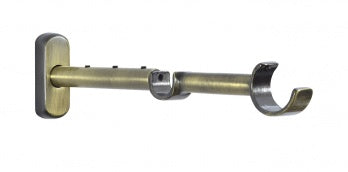 Auro Dubbele verstelbare steun Ø25+16mm — Antique brass
