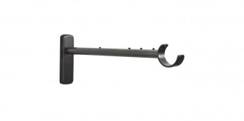 Auro Lange verstelbare muursteun Ø31mm — Black nickel