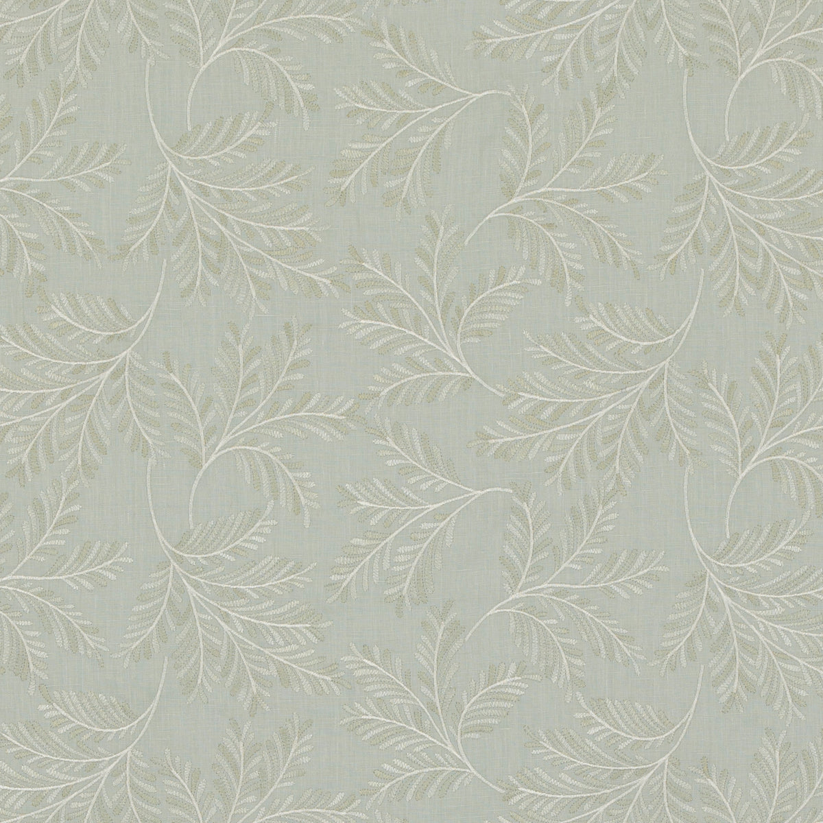 Chelsea Fern Aqua fabric