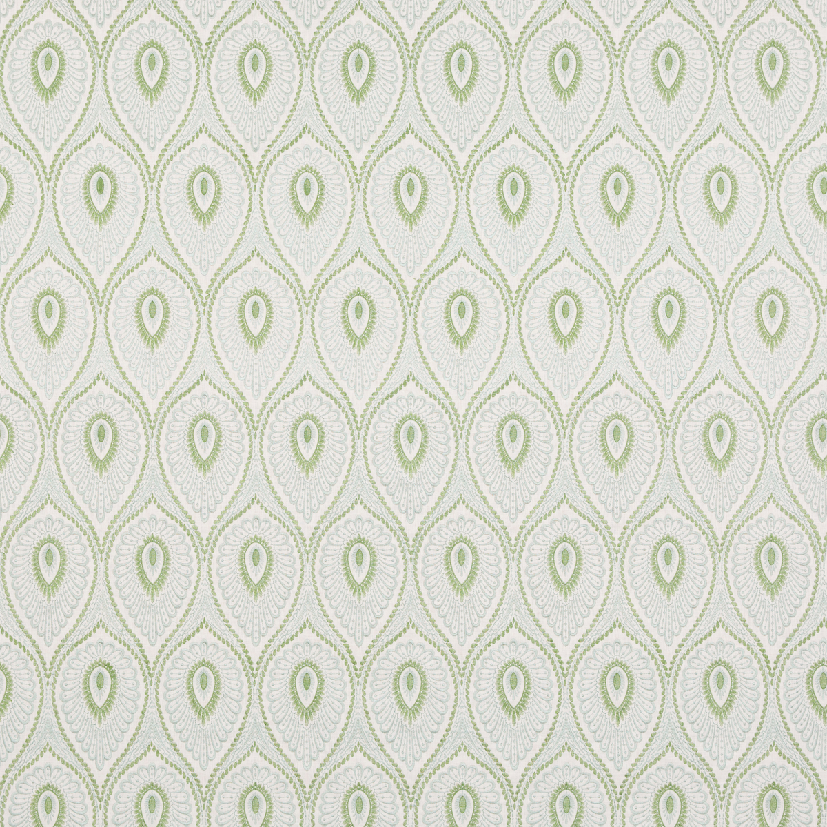 Ashmore Aqua/Green stof