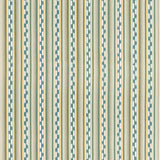 Halki Stripe Emerald/Blue stof