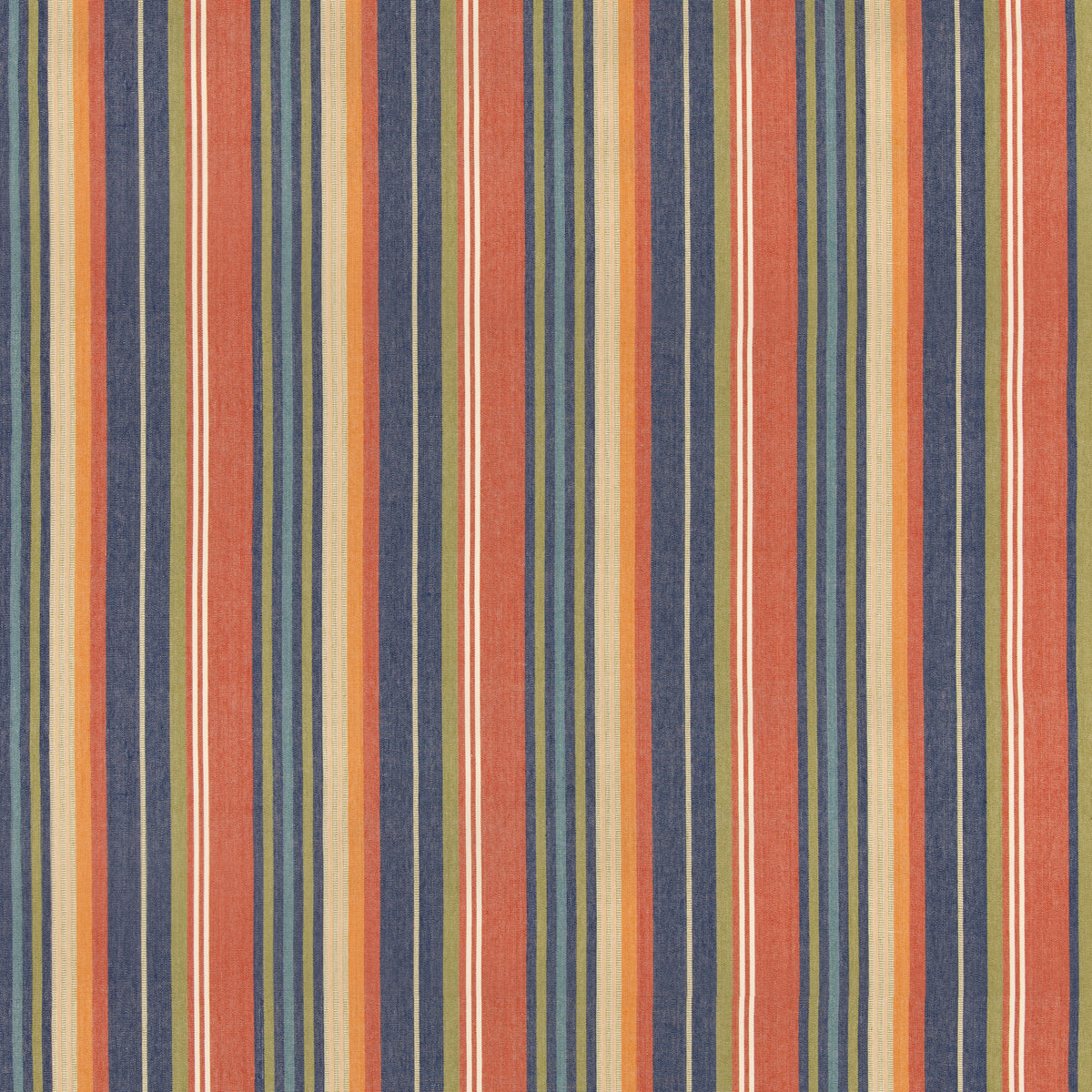 Petra Stripe Red/Blue fabric