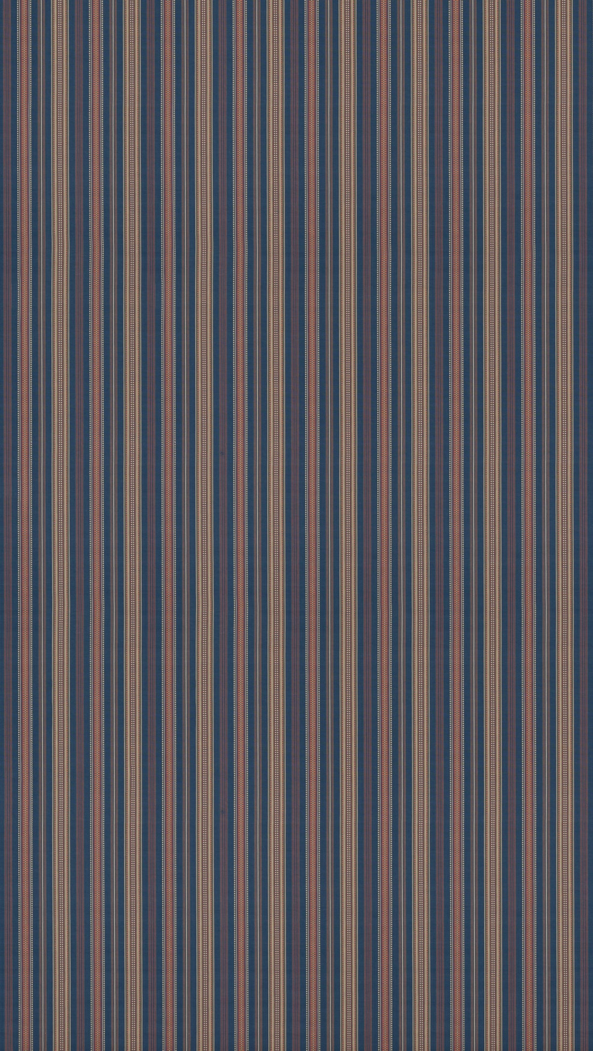 Penny Stripe Indigo stof