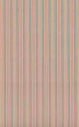 Luna Stripe Teal/Red stof