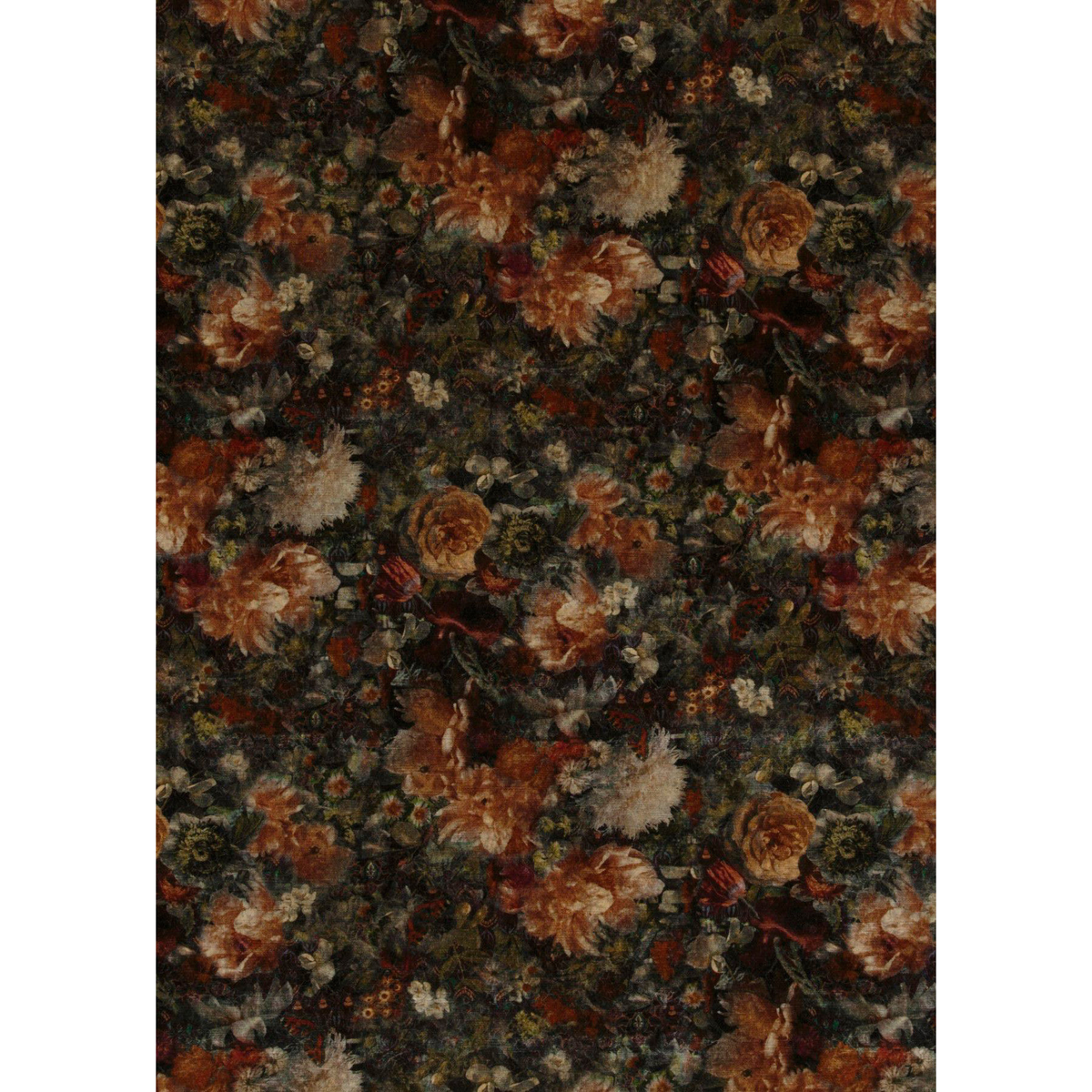Royal Garden Velvet Amber/Jade -kangas