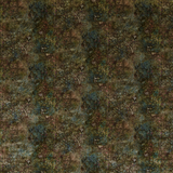 Persian Garden Velvet Teal/Spice Stoff