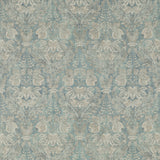 Lapura Damask Blue fabric