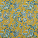 Chifu Ochre/Blue stof