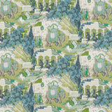 Shalimar Teal Stoff