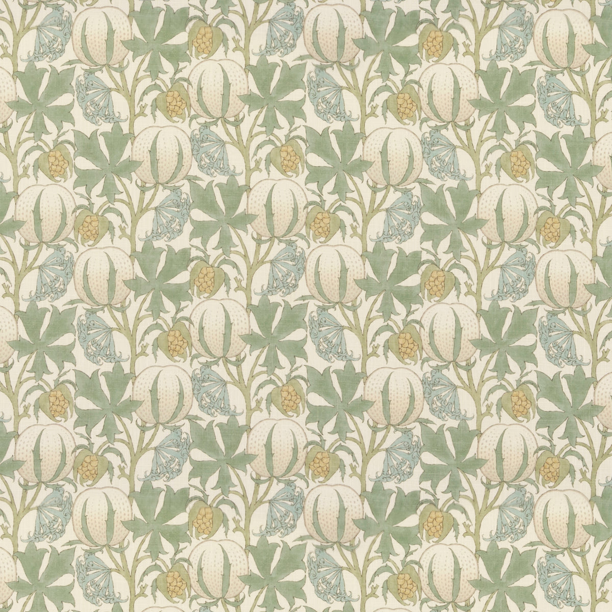 Pumpkins — Brantwood Aqua stof