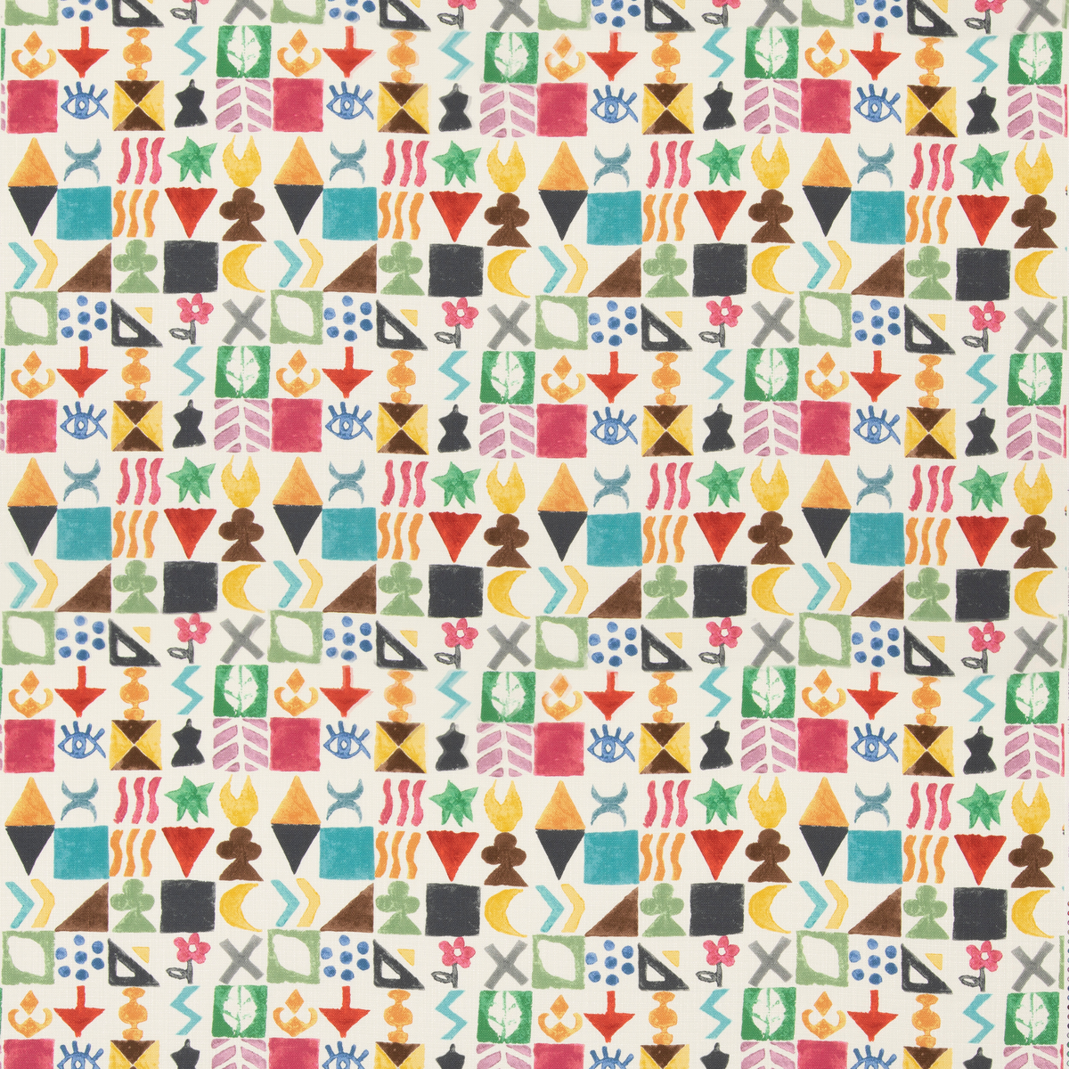 Potato Print Jewel -kangas