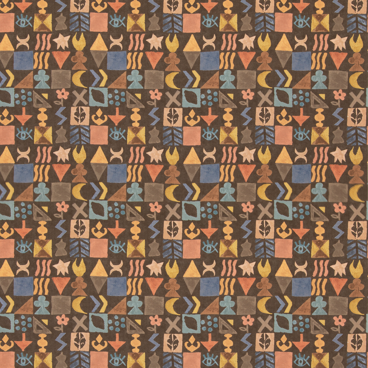 Potato Print Chocolate -kangas