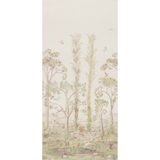 Tall Trees Printed Panel Soft Green stof