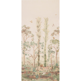 Tall Trees Printed Panel Sunset stof