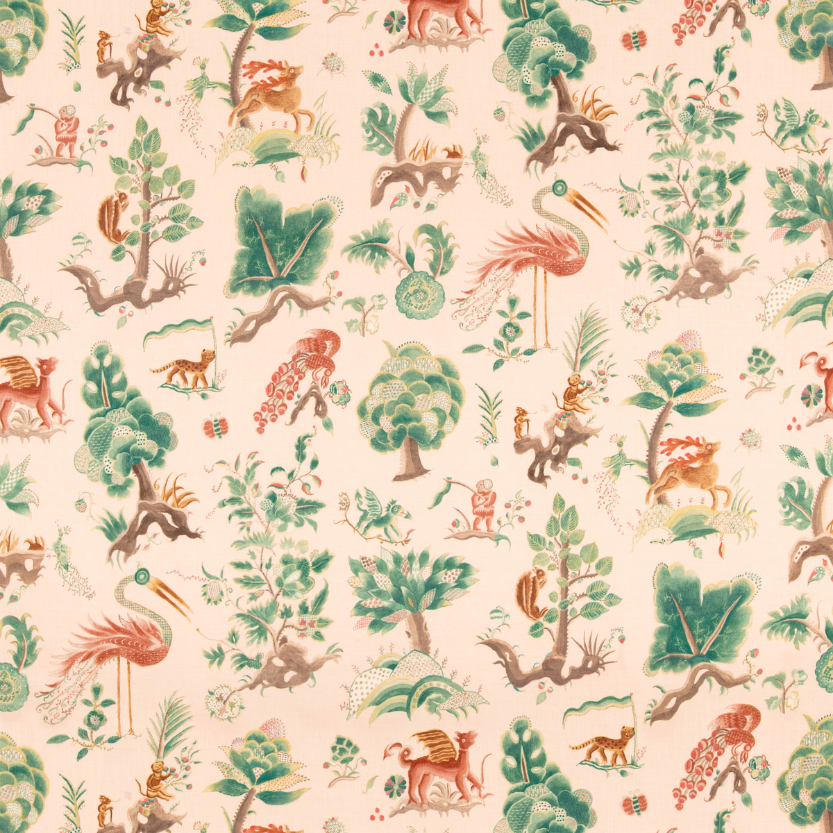 Gertrude Plaster/Sage stof