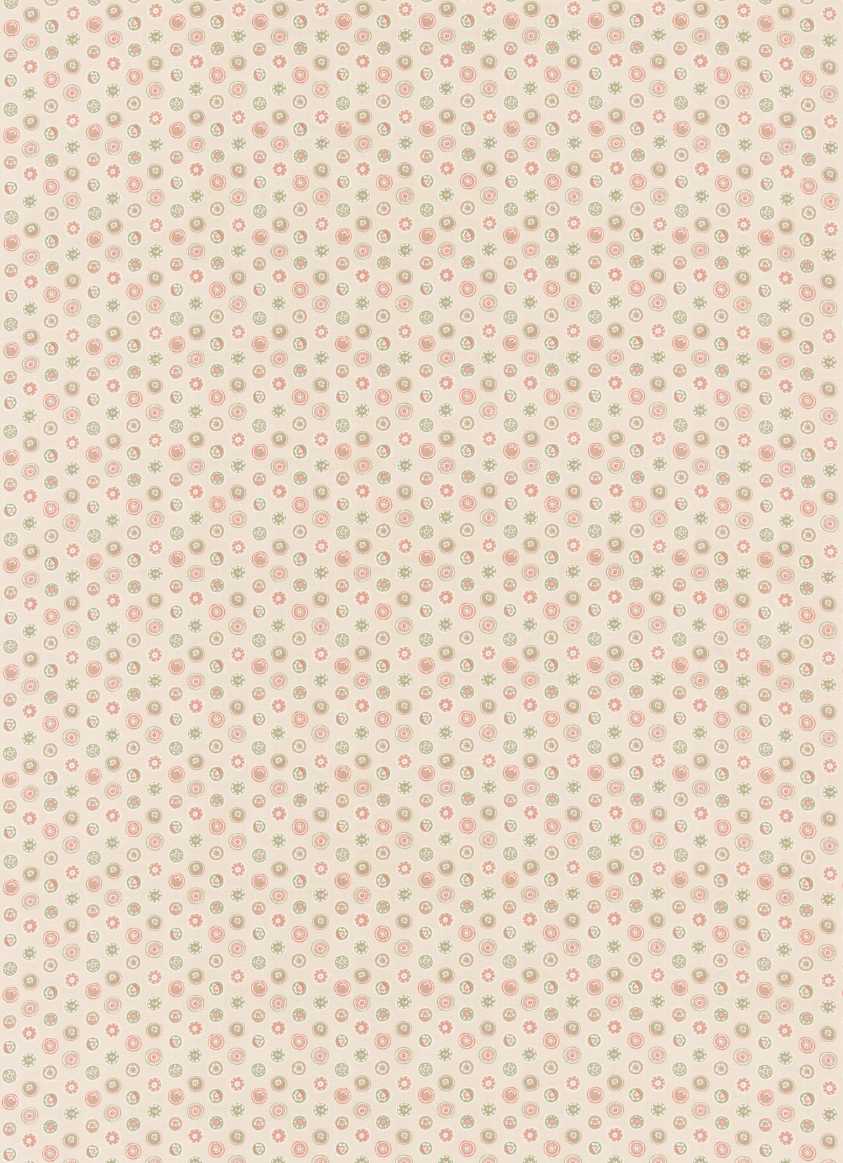 Court Buttons Pink/Green -kangas