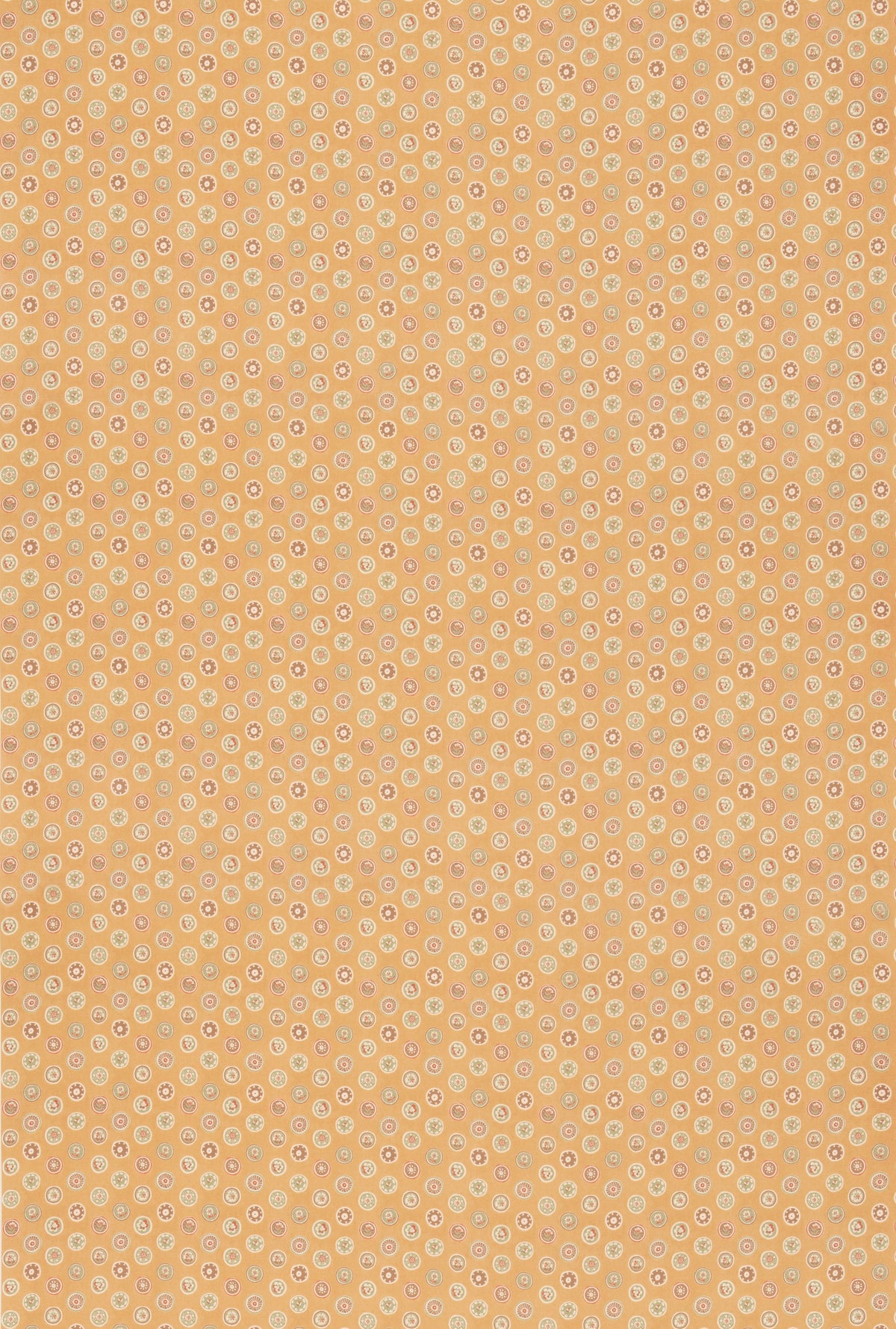 Court Buttons Ochre -kangas