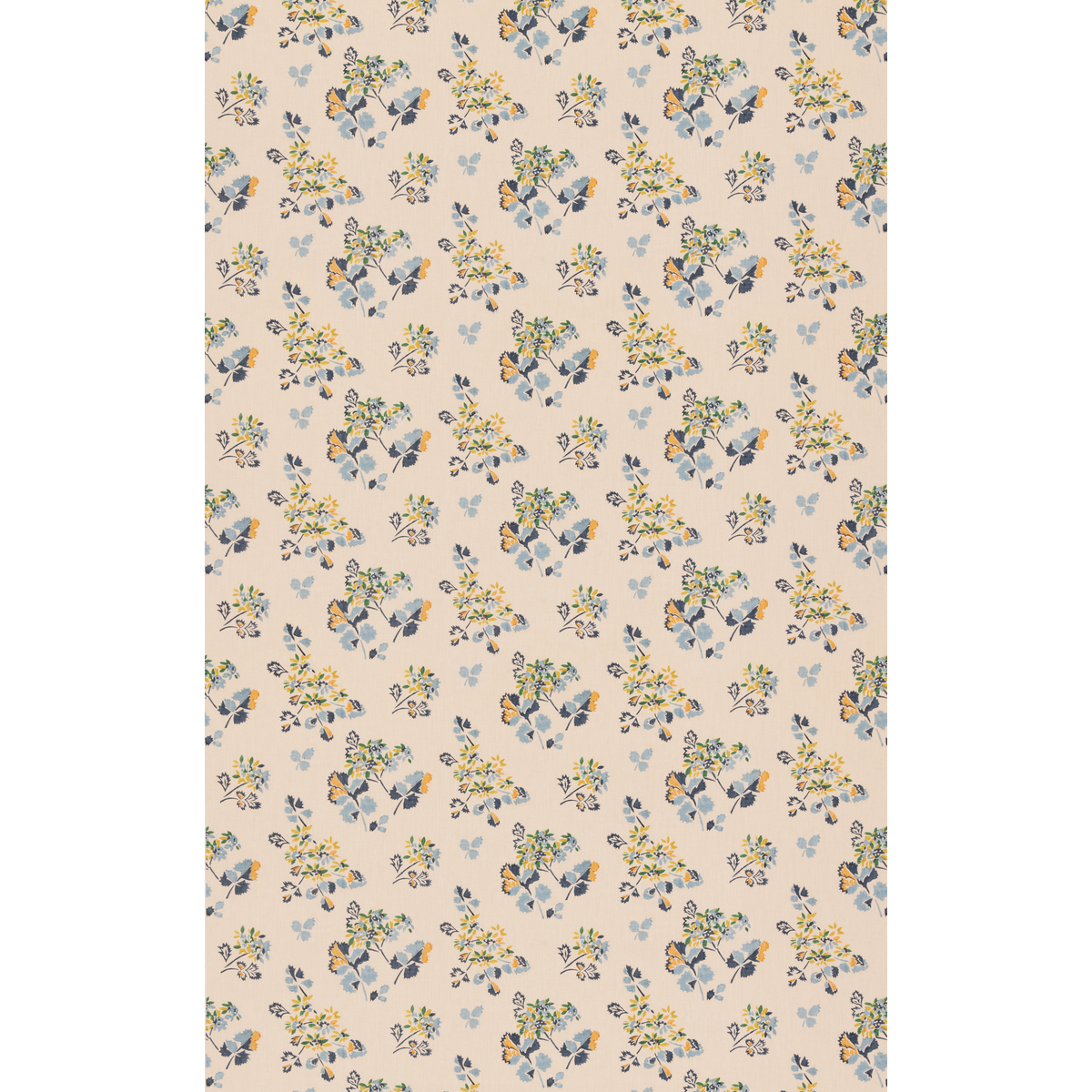 Forest Flower Blue/Green stof