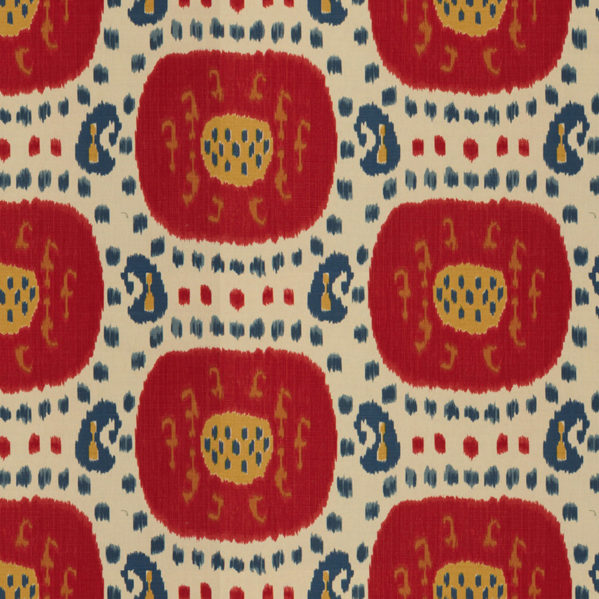 Samarkand Cotton and Linen Print Tyg