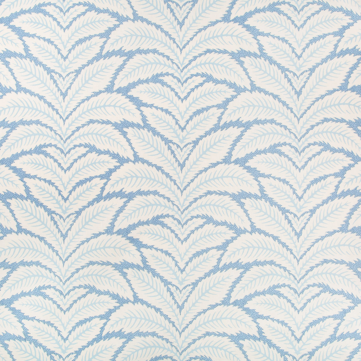 Talavera Cotton and Linen Print B Lue stof