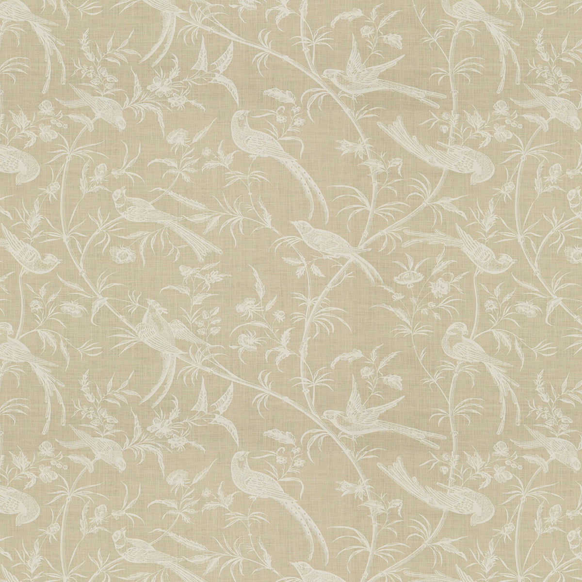 Bengali Linen Print Tyg
