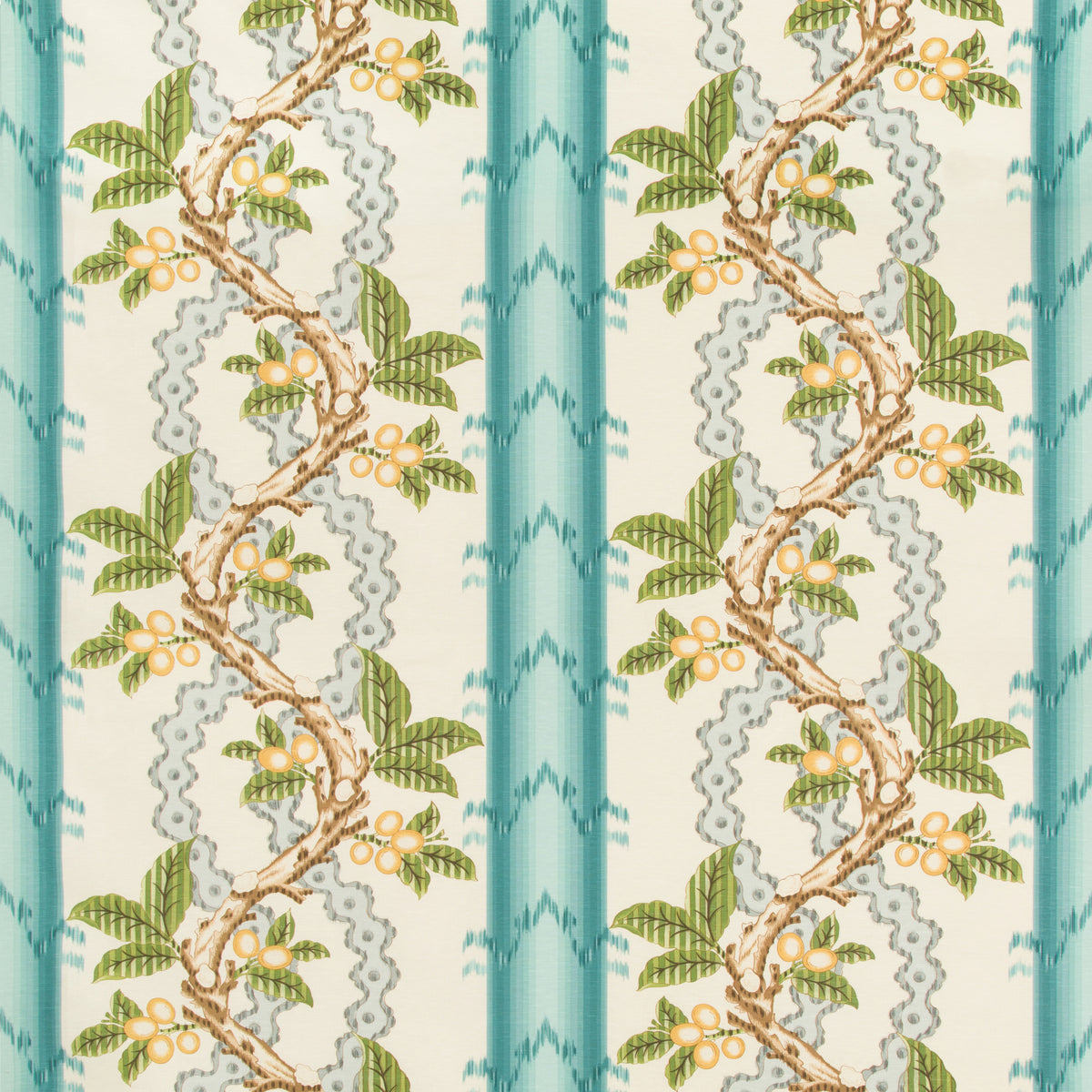 Josselin Cotton and Linen Print -kangas