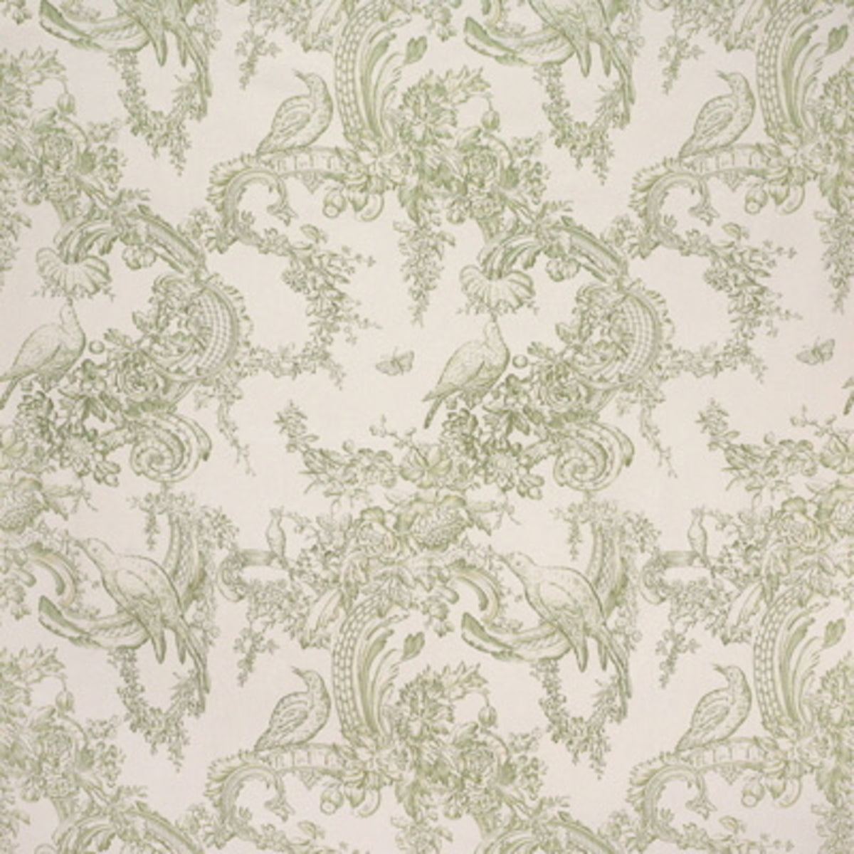 Rocaille Floral Cotton Print Fabric