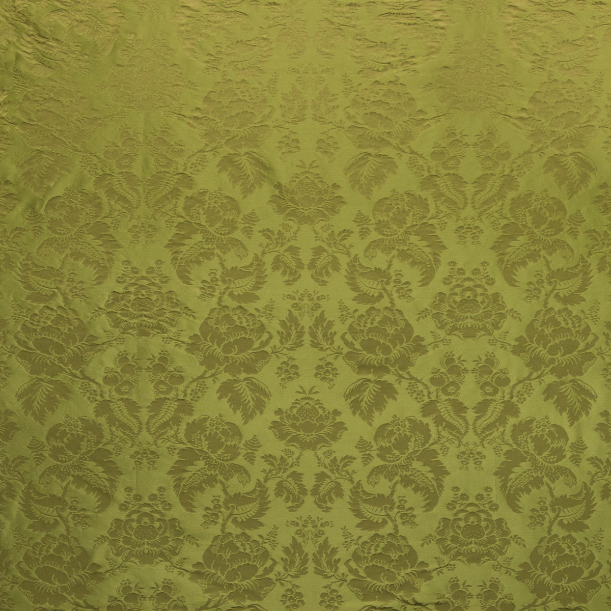 Moulins Damask Olive fabric