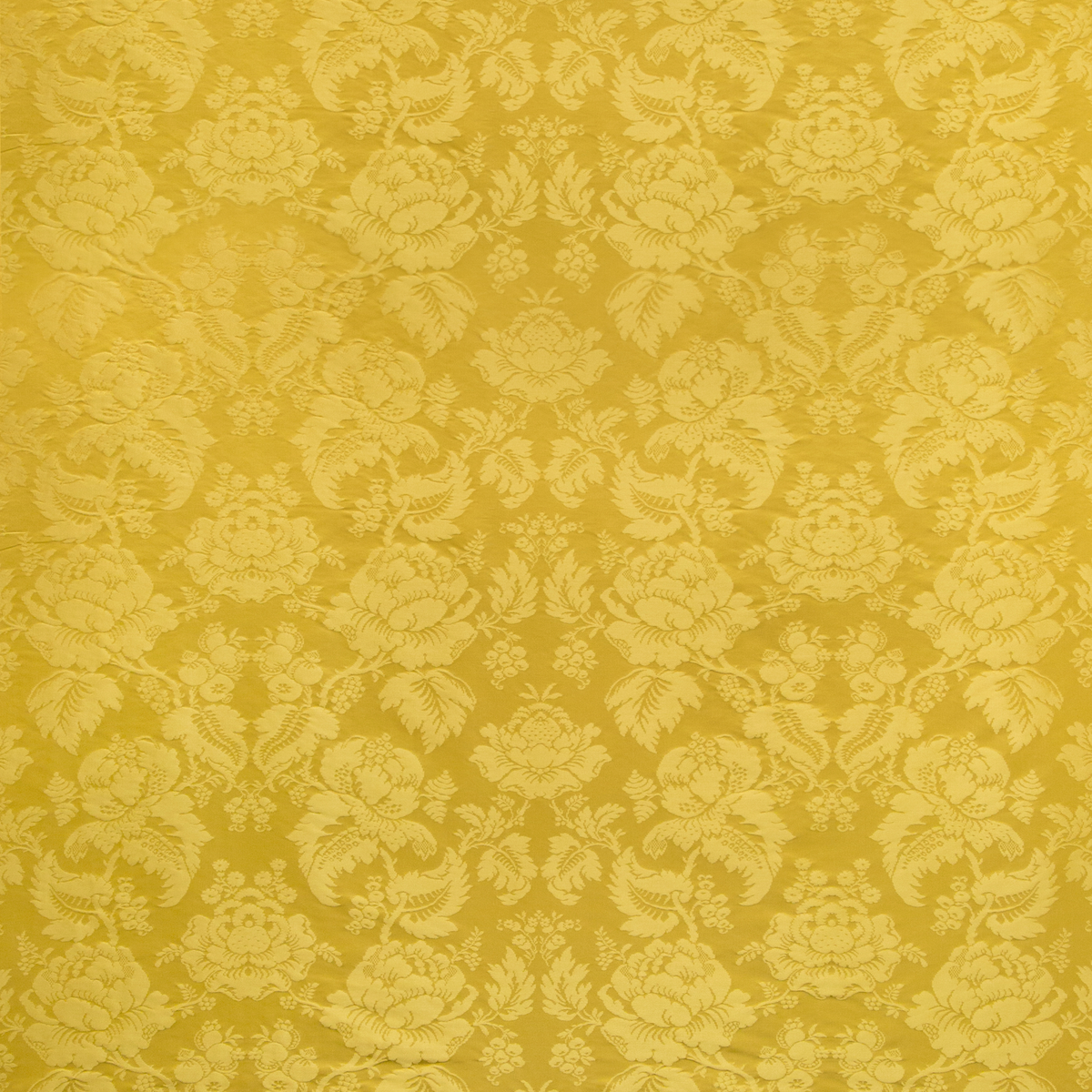 Moulins Damask Canary fabric