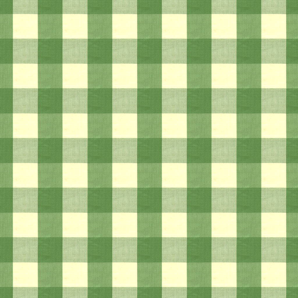 Exchequer Cotton Check Jade stof