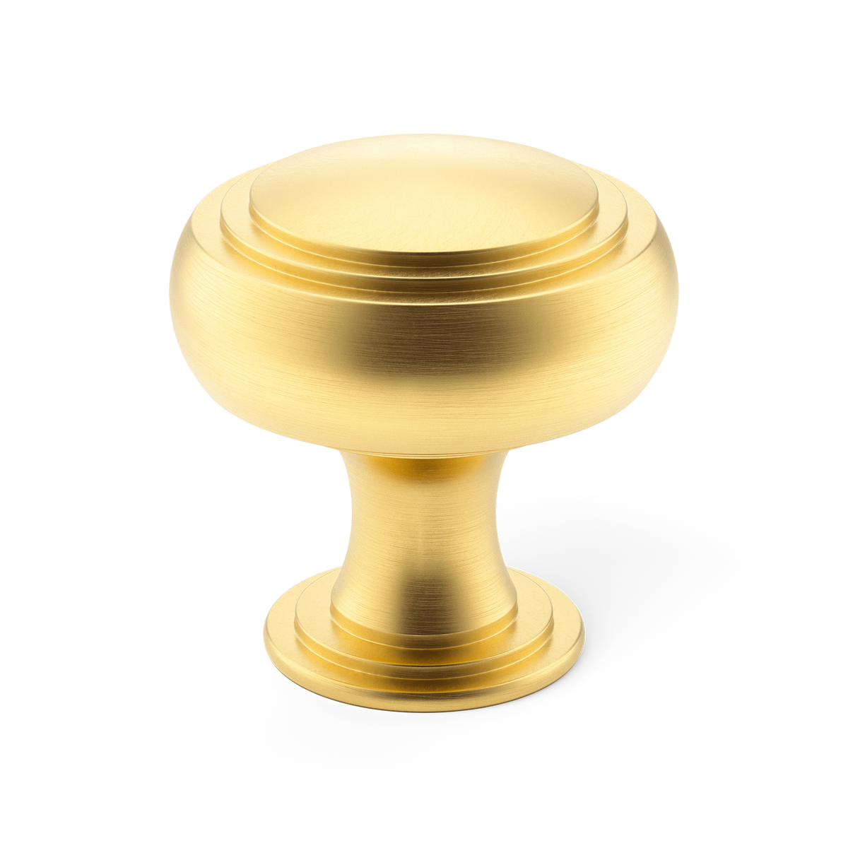 Armac Martin Carlton Schrankknopf – Satin Messing, lackiert