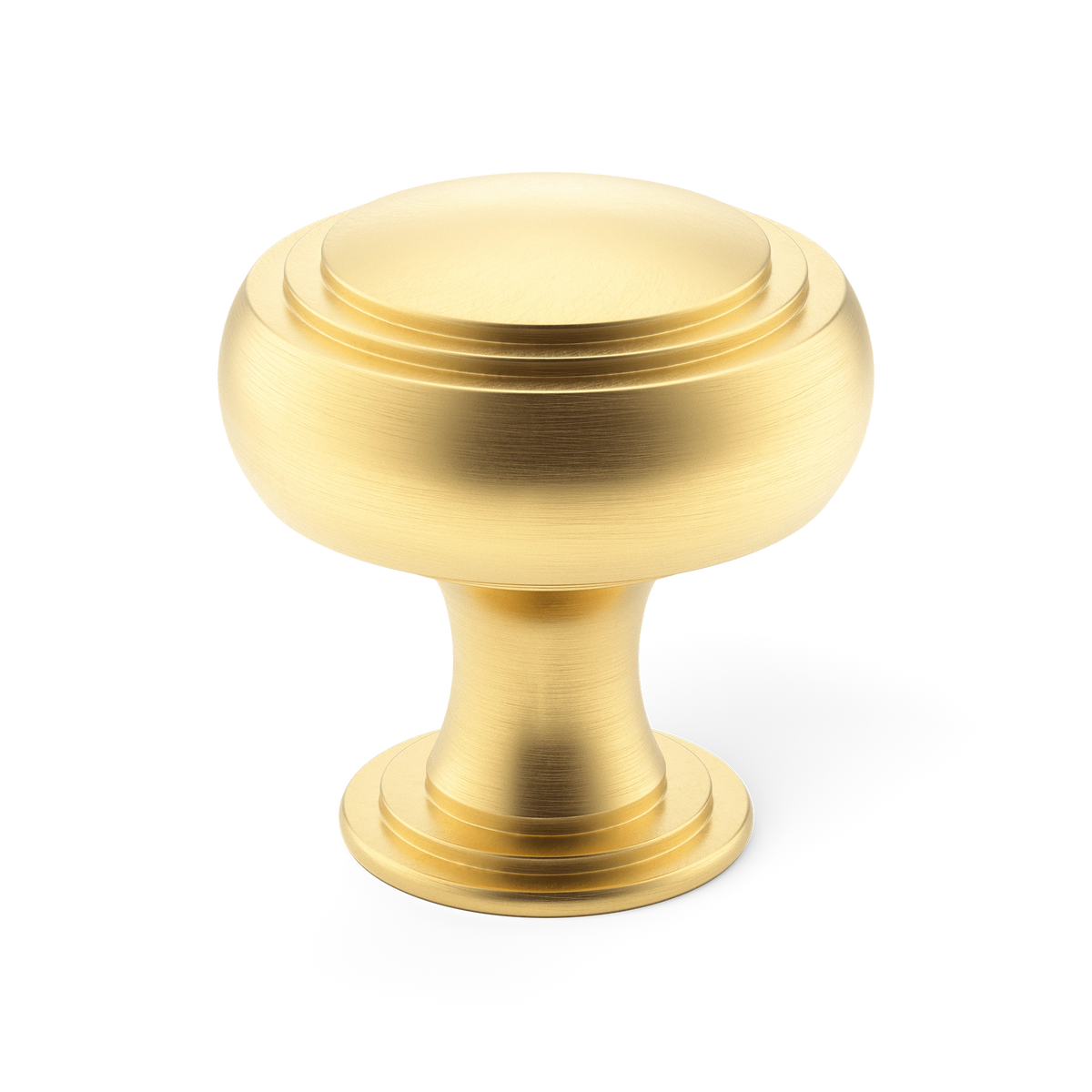 Armac Martin Carlton Möbelknopf – Satin Messing, Satinlack