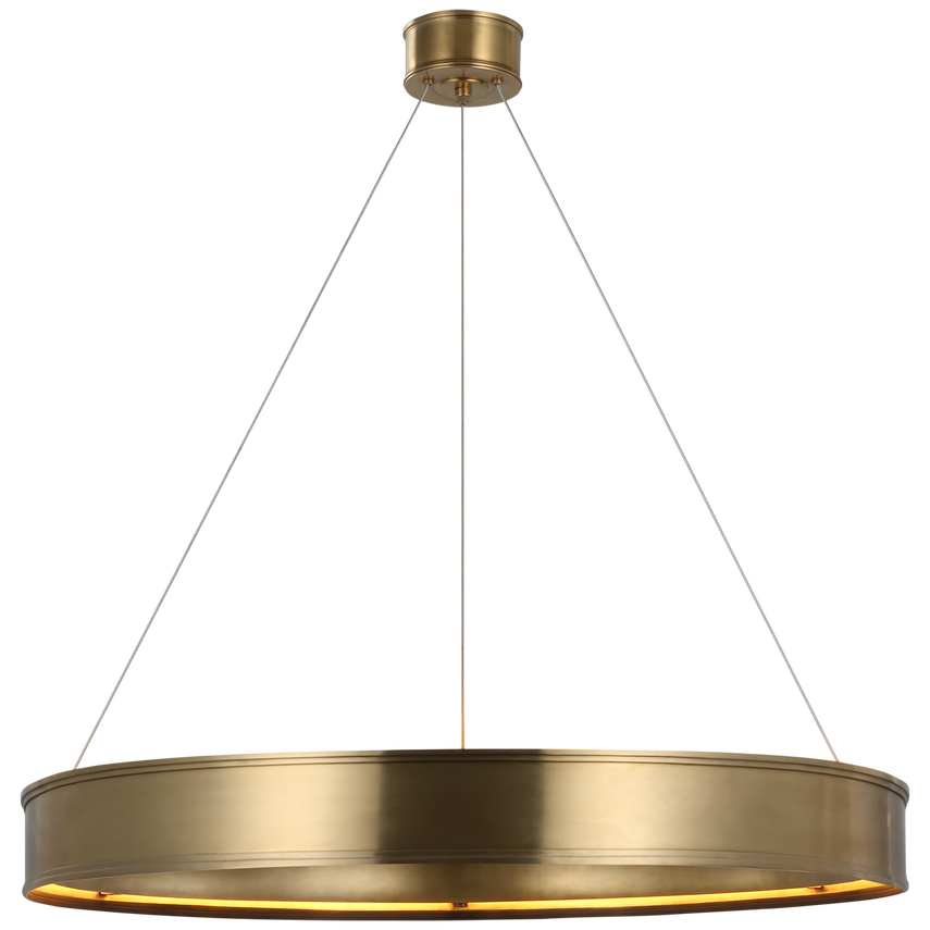 Connery Ceiling Light 40 inch – Antique-Burnished Brass