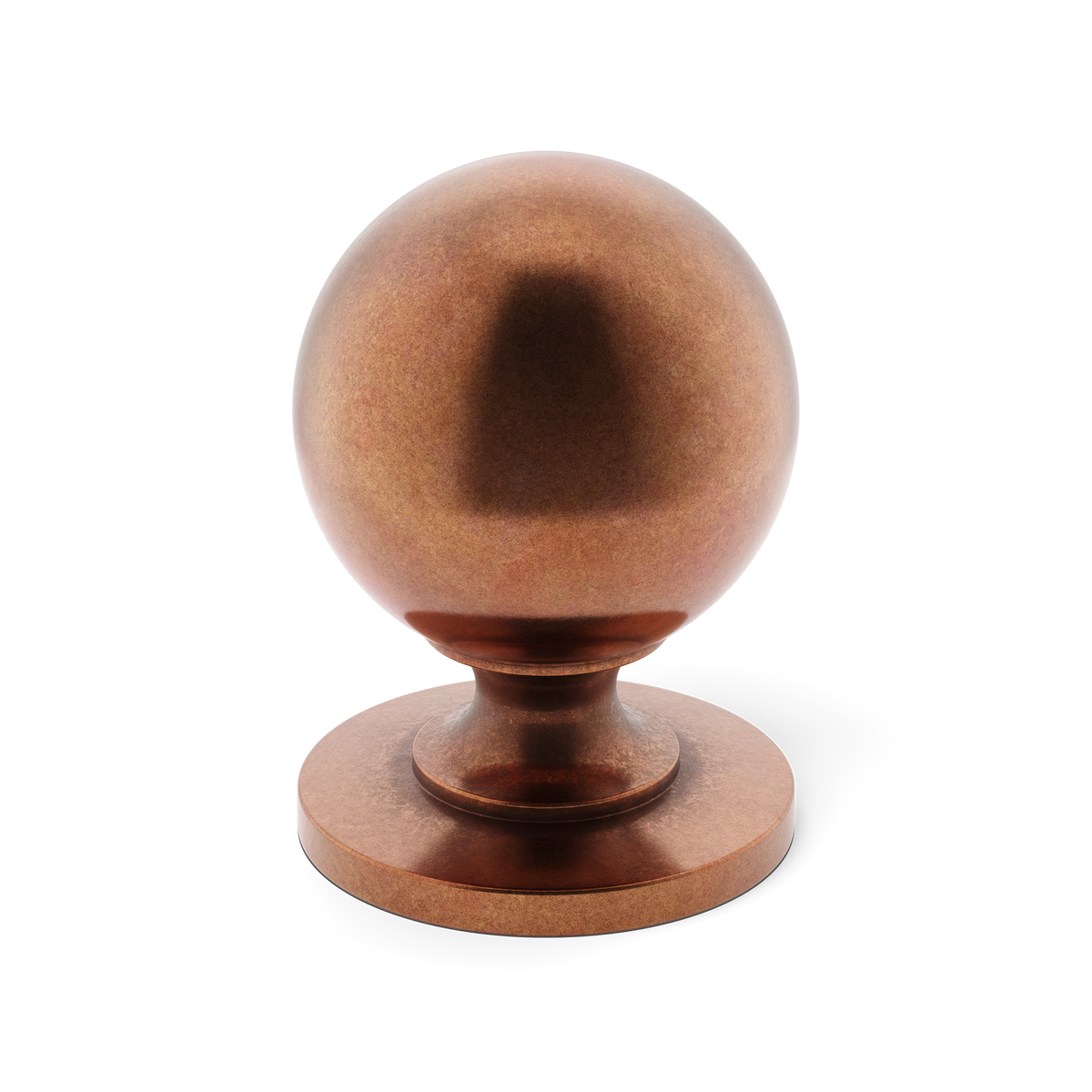Armac Martin Cotswold Cabinet Knob, ball shape – Antique copper