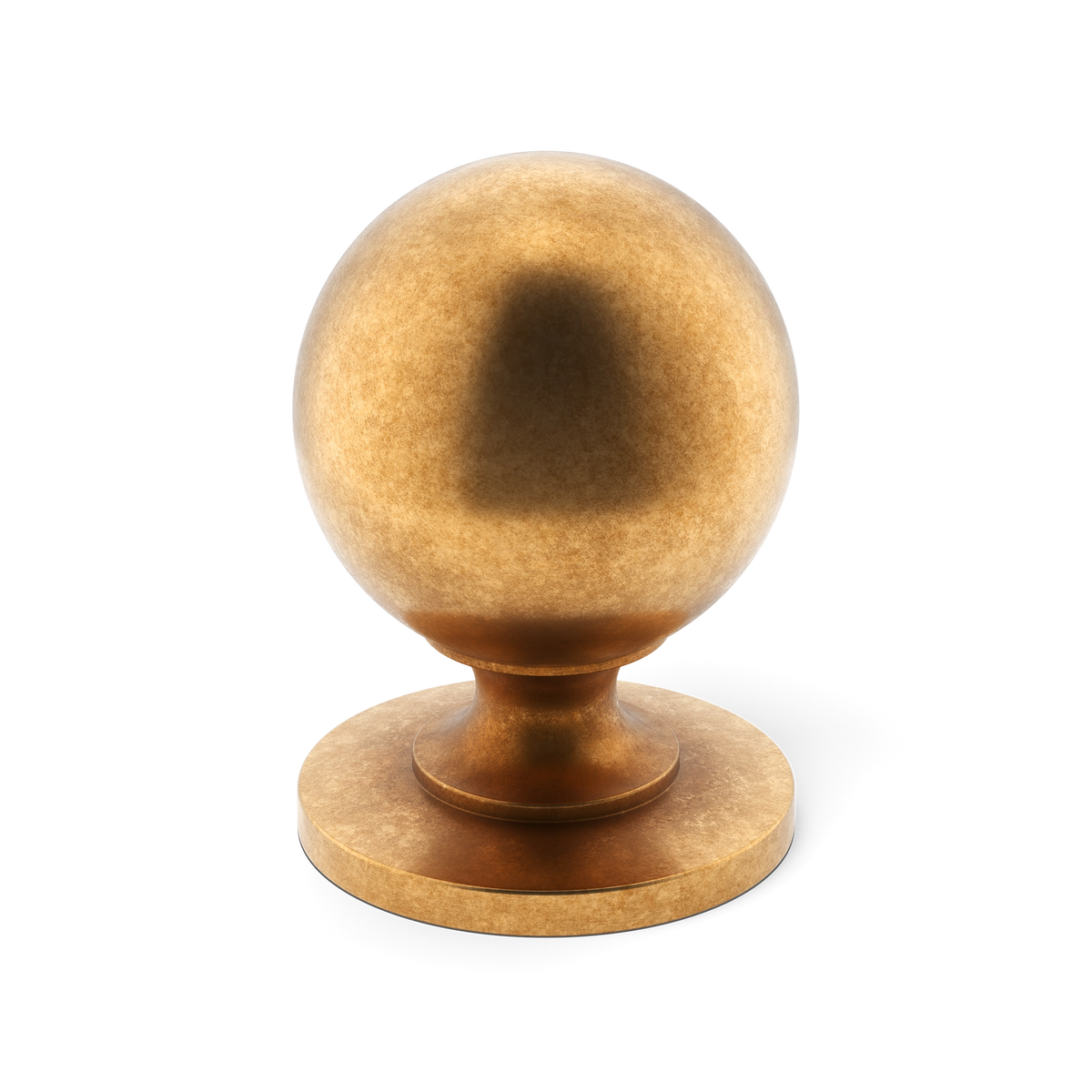 Armac Martin Cotswold Cabinet Knob, ball shape – Antique Brass