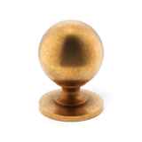 Armac Martin Cotswold Cabinet Knob, ball shape – Antique Brass