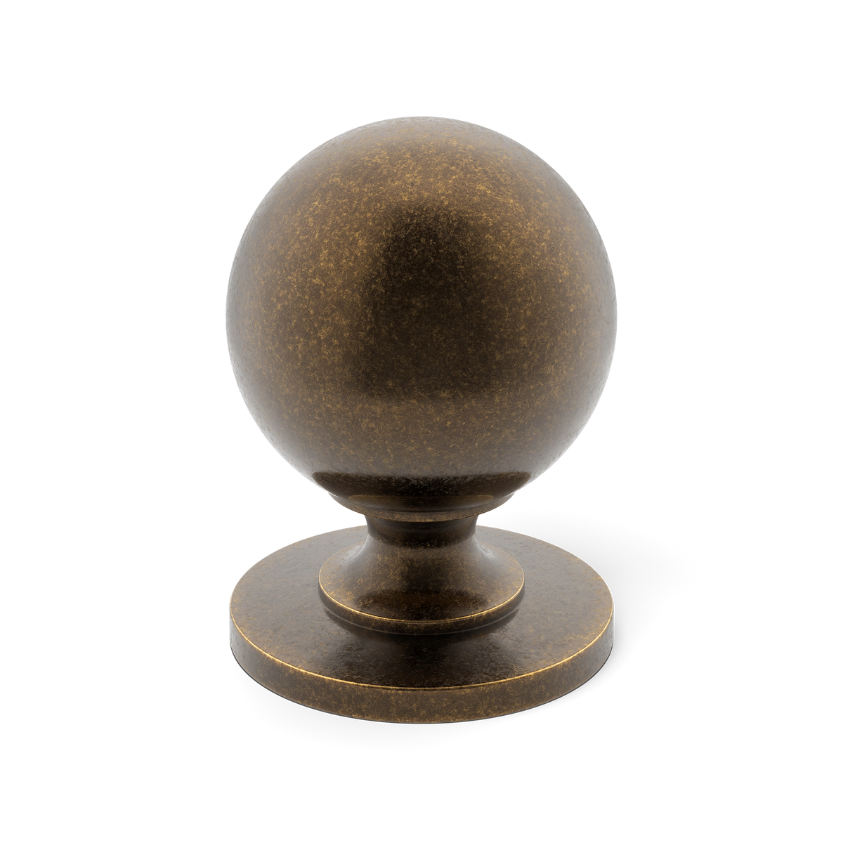 Armac Martin Cotswold Cabinet Knob, ball style – Dark antique brass